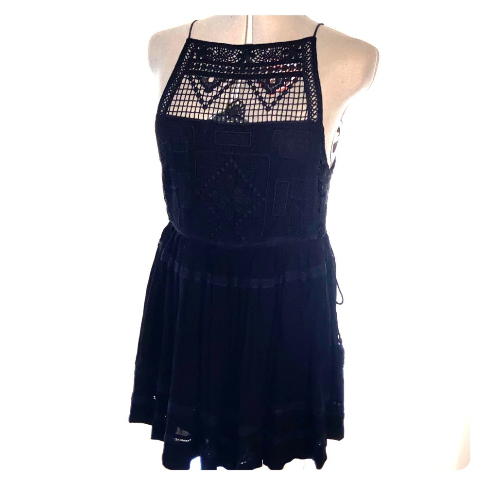 FREE PEOPLE crochet top sleeveless summer dress